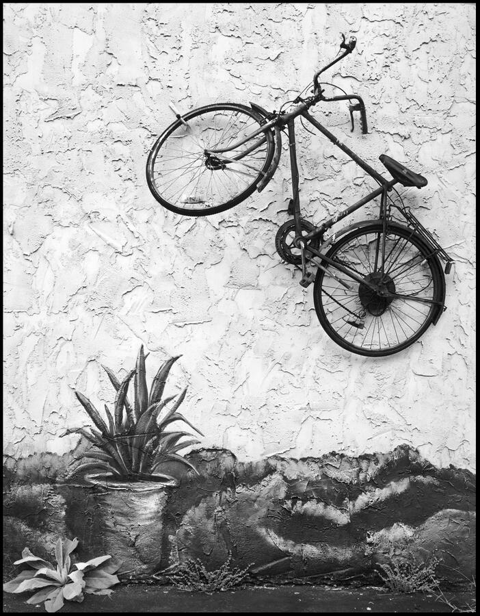 Bike On A Wall